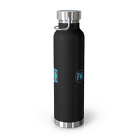 Classic Blue Copper Vacuum Insulated Bottle, 22oz