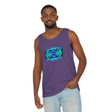 Classic Blue Unisex Garment-Dyed Tank Top
