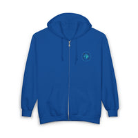 Classic Blue Unisex Heavy Blend™ Full Zip Hooded Sweatshirt