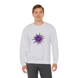 Purple Sun Unisex Heavy Blend™ Crewneck Sweatshirt