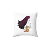 Lucy Love Spun Polyester Square Pillow