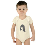 Graphite Lucy Infant Baby Rib Bodysuit