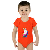 Lily the Unicorn Infant Baby Rib Bodysuit