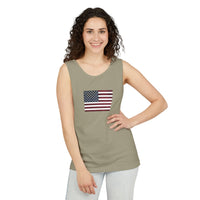 American Flag Unisex Garment-Dyed Tank Top