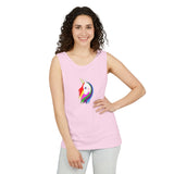 Lily the Unicorn Unisex Garment-Dyed Tank Top