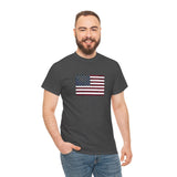 American Flag Unisex Heavy Cotton Tee