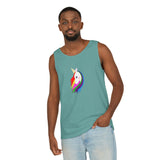 Lily the Unicorn Unisex Garment-Dyed Tank Top