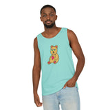 Peri Bear Unisex Garment-Dyed Tank Top