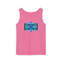 Classic Blue Unisex Garment-Dyed Tank Top