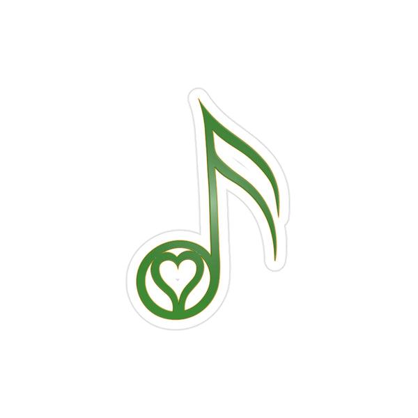 Rhyan's Note Transparent Outdoor Stickers, Die-Cut, 1pcs