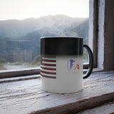 American Flag Color Morphing Mug, 11oz