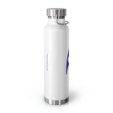 Blue Lucy Copper Vacuum Insulated Bottle, 22oz