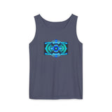 Classic Blue Unisex Garment-Dyed Tank Top