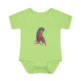 4th of July Lucy Infant Baby Rib Bodysuit