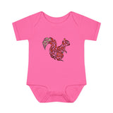 Squirrel Infant Baby Rib Bodysuit