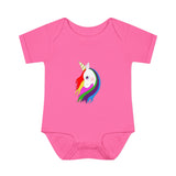 Lily the Unicorn Infant Baby Rib Bodysuit