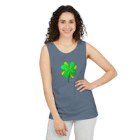 Clover Unisex Garment-Dyed Tank Top