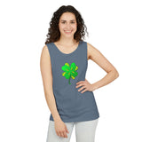 Clover Unisex Garment-Dyed Tank Top