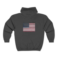 American Flag Unisex Heavy Blend™ Full Zip Hooded Sweatshirt