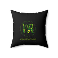 Clover Spun Polyester Square Pillow