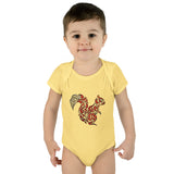 Squirrel Infant Baby Rib Bodysuit