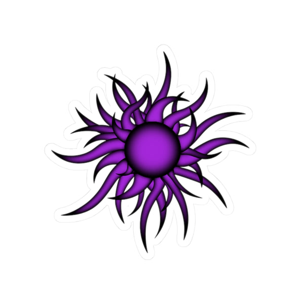 Purple Sun Kiss-Cut Stickers