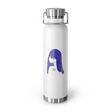 Blue Lucy Copper Vacuum Insulated Bottle, 22oz