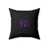 Emblem Spun Polyester Square Pillow