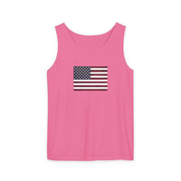American Flag Unisex Garment-Dyed Tank Top