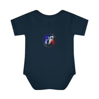 AMerican Flag Infant Baby Rib Bodysuit