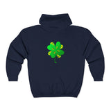 Clover Unisex Heavy Blend™ Full Zip Hooded Sweatshirt