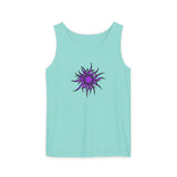 Purple Sun Unisex Garment-Dyed Tank Top