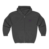 Purple Sun Unisex Heavy Blend™ Full Zip Hooded Sweatshirt