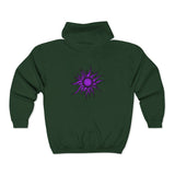 Purple Sun Unisex Heavy Blend™ Full Zip Hooded Sweatshirt