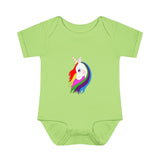 Lily the Unicorn Infant Baby Rib Bodysuit