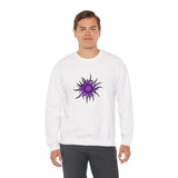 Purple Sun Unisex Heavy Blend™ Crewneck Sweatshirt