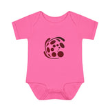 Spiral Red Infant Baby Rib Bodysuit