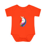 Lily the Unicorn Infant Baby Rib Bodysuit