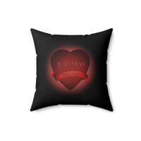 Heartmail Spun Polyester Square Pillow