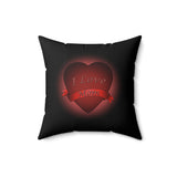 Heartmail Spun Polyester Square Pillow