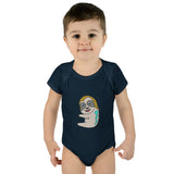 Sandy thw Sloth Infant Baby Rib Bodysuit