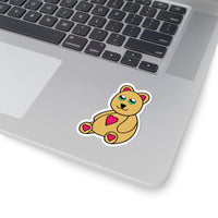 Peri Bear Kiss-Cut Stickers