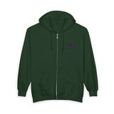 Purple Sun Unisex Heavy Blend™ Full Zip Hooded Sweatshirt