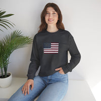 American Flag Unisex Heavy Blend™ Crewneck Sweatshirt
