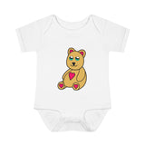 Peri Bear Infant Baby Rib Bodysuit