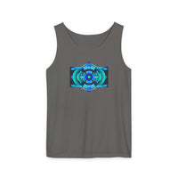 Classic Blue Unisex Garment-Dyed Tank Top