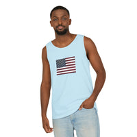 American Flag Unisex Garment-Dyed Tank Top