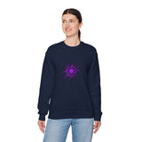 Purple Sun Unisex Heavy Blend™ Crewneck Sweatshirt