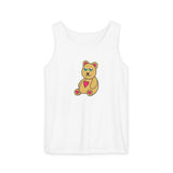 Peri Bear Unisex Garment-Dyed Tank Top