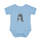 Graphite Lucy Infant Baby Rib Bodysuit